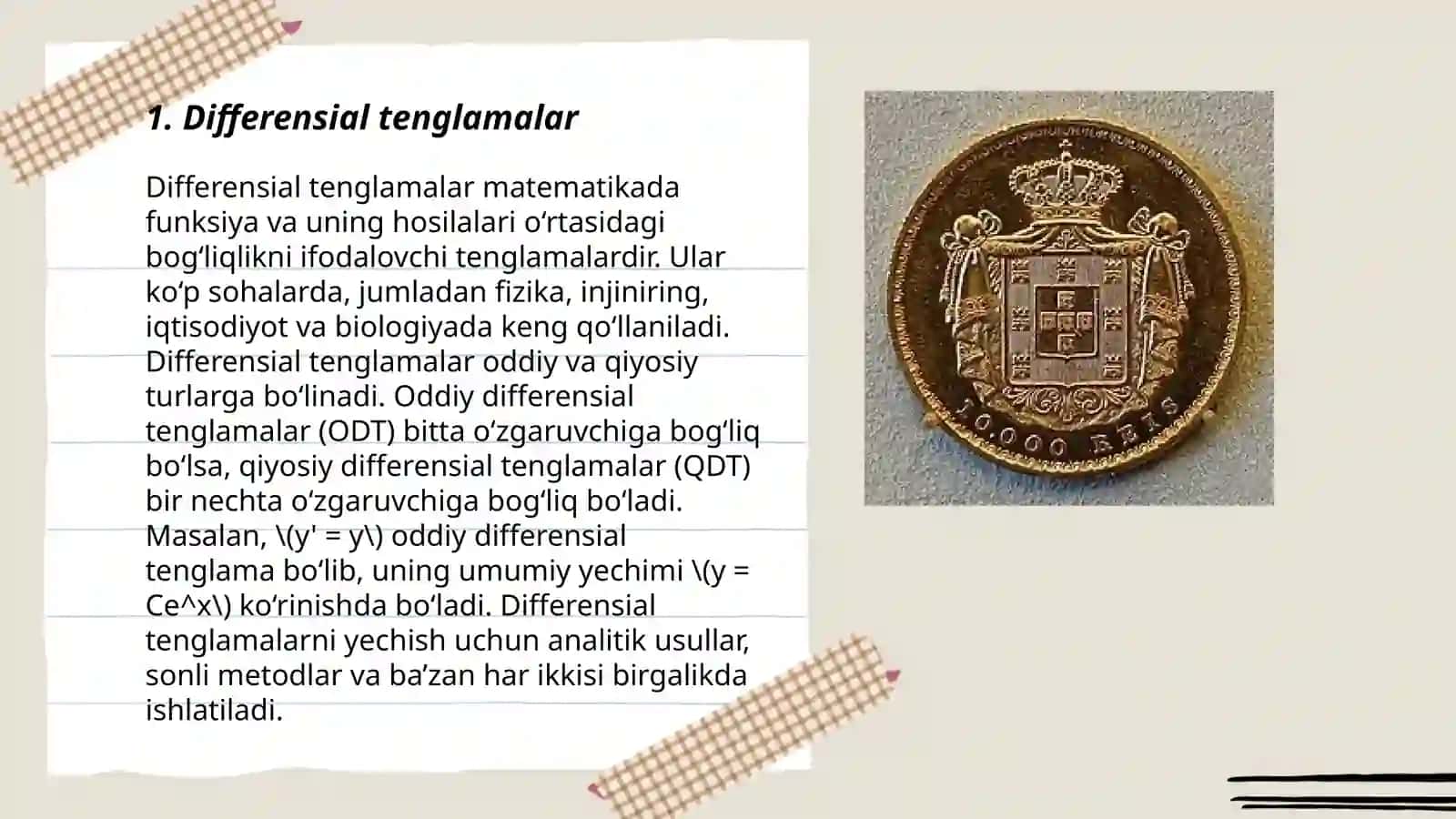 Differensial tenglamalar 3