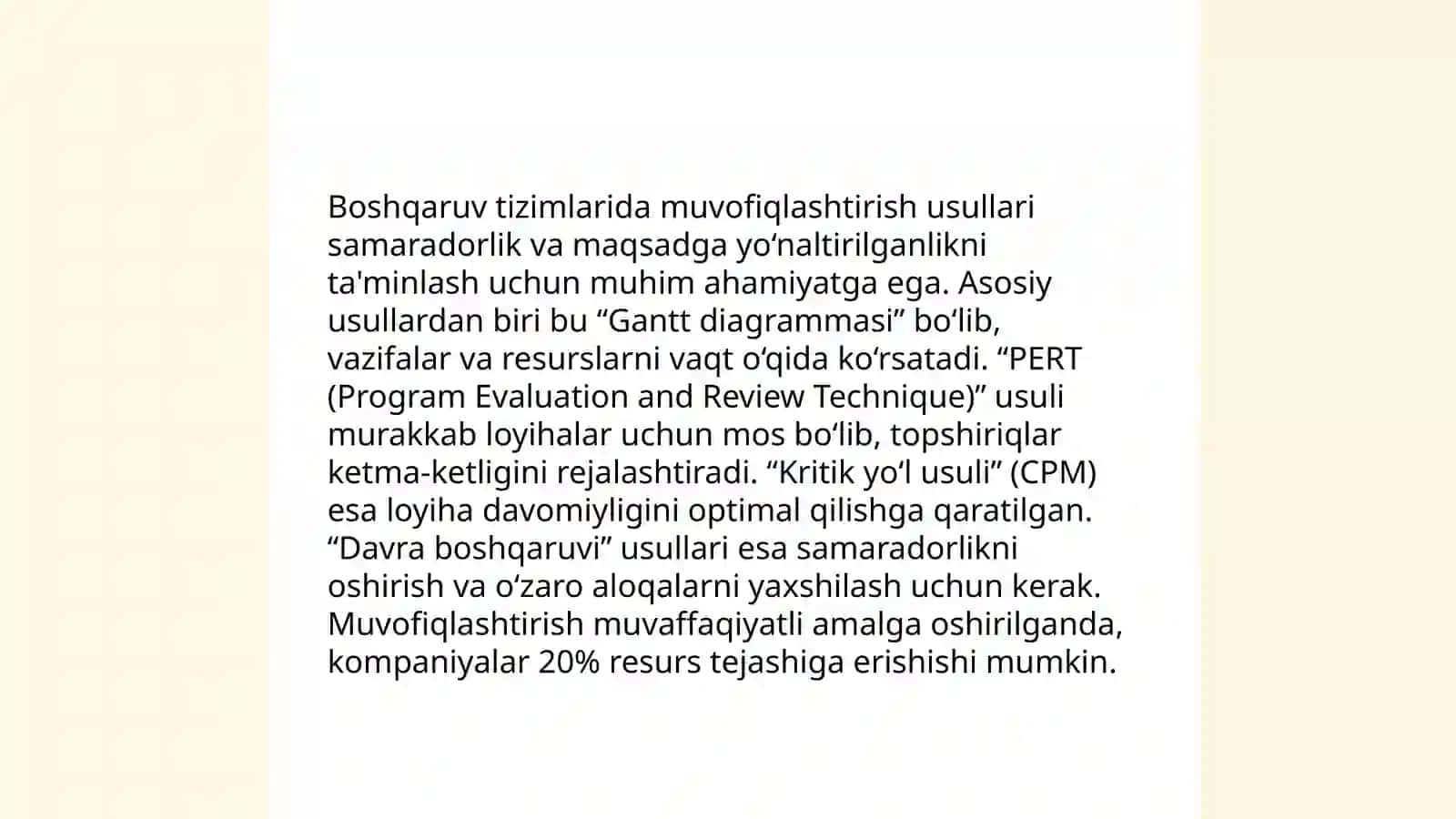 Boshqaruvda muvofiqlashtirish va nazorat 3