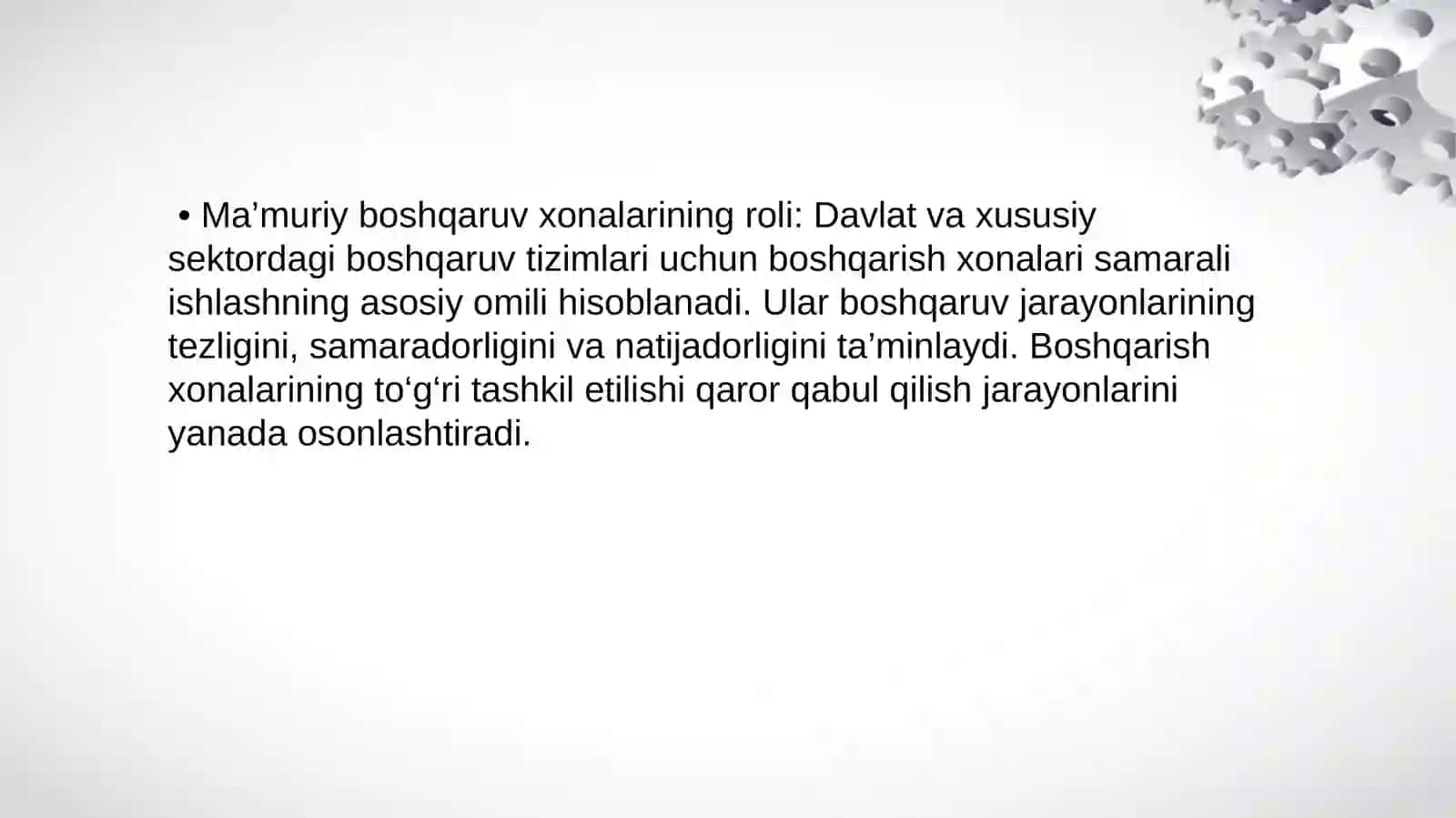 Ma’muriy davlat boshqarish xonalarning namunaviy maydoni va tarkibi 3