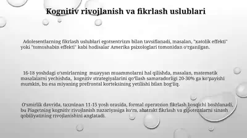 Yetuklik davri psixologiyasi 3