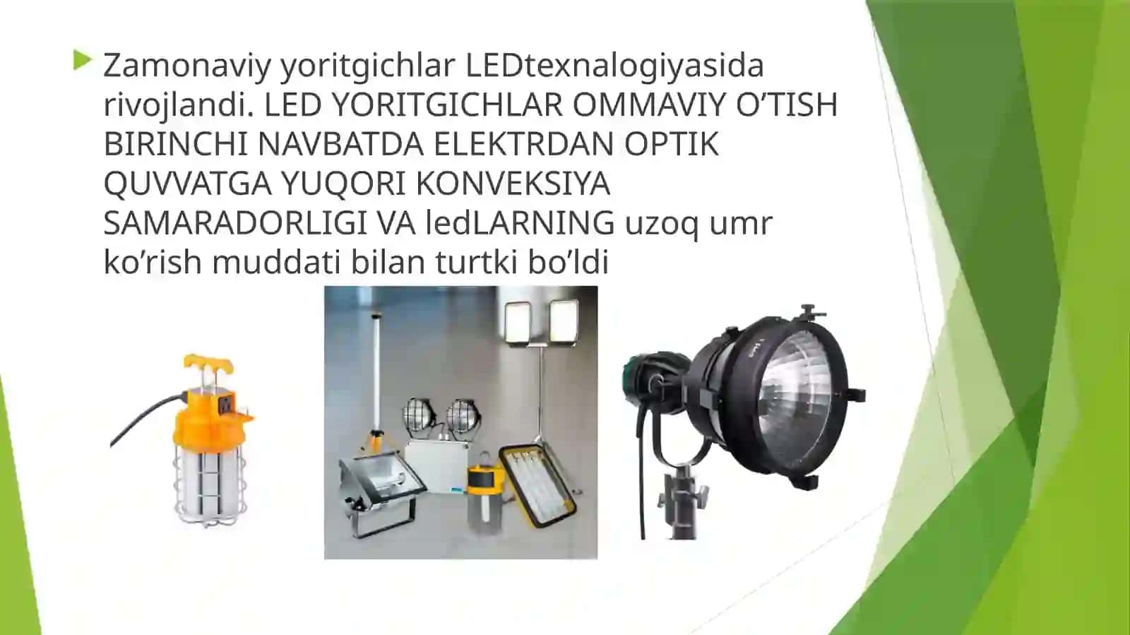 Qurilishni yoritish texnalogiyasi 3