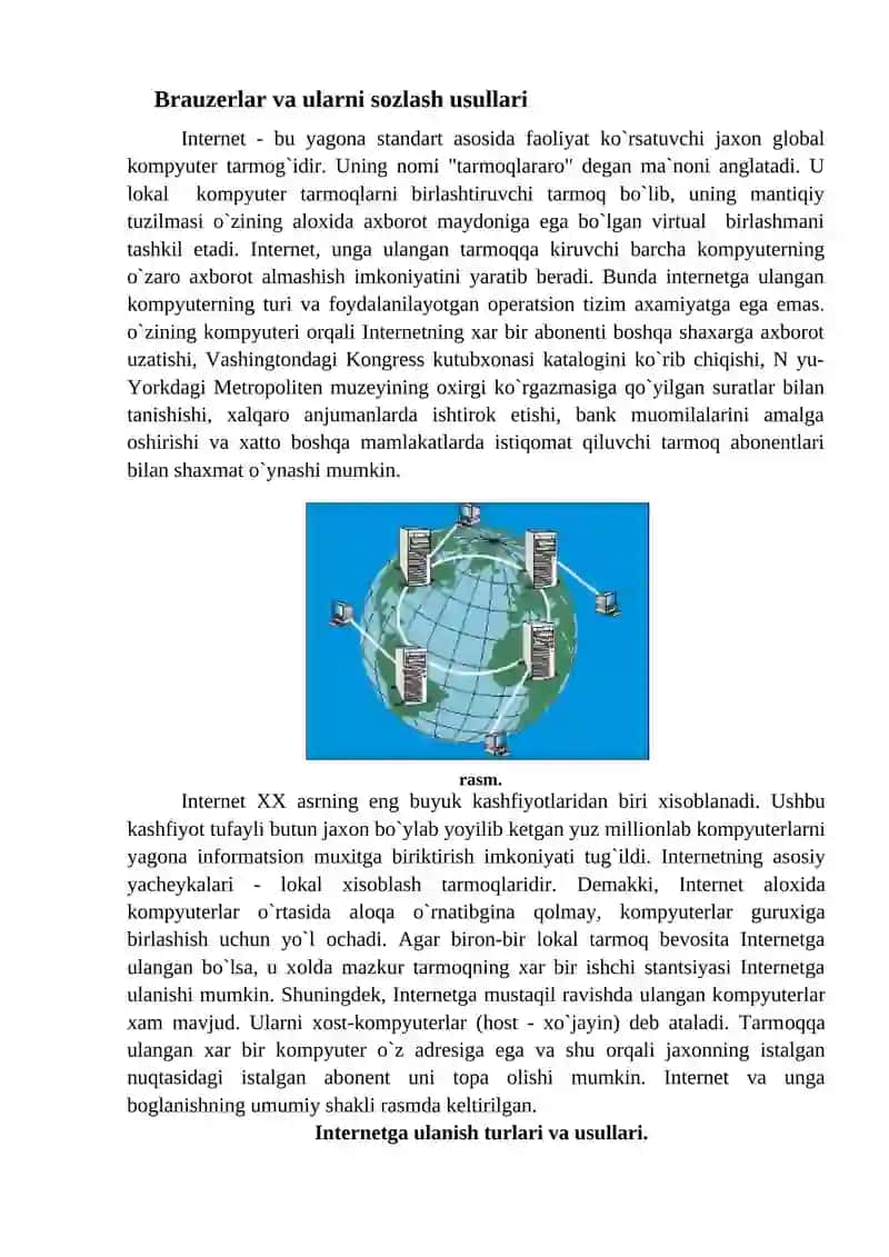 Internetdan samarali foydalanish usullari 3