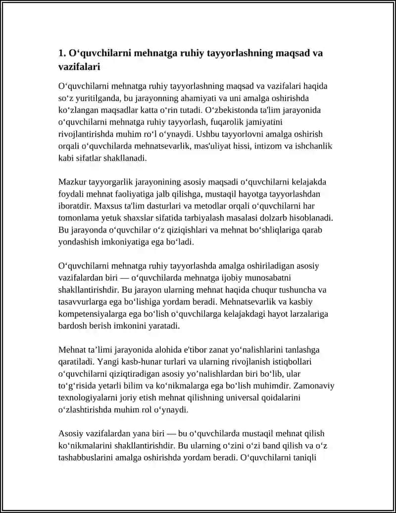 O‘QUVCHILARNI MEHNATGA RUHIY TAYYORLASH 3