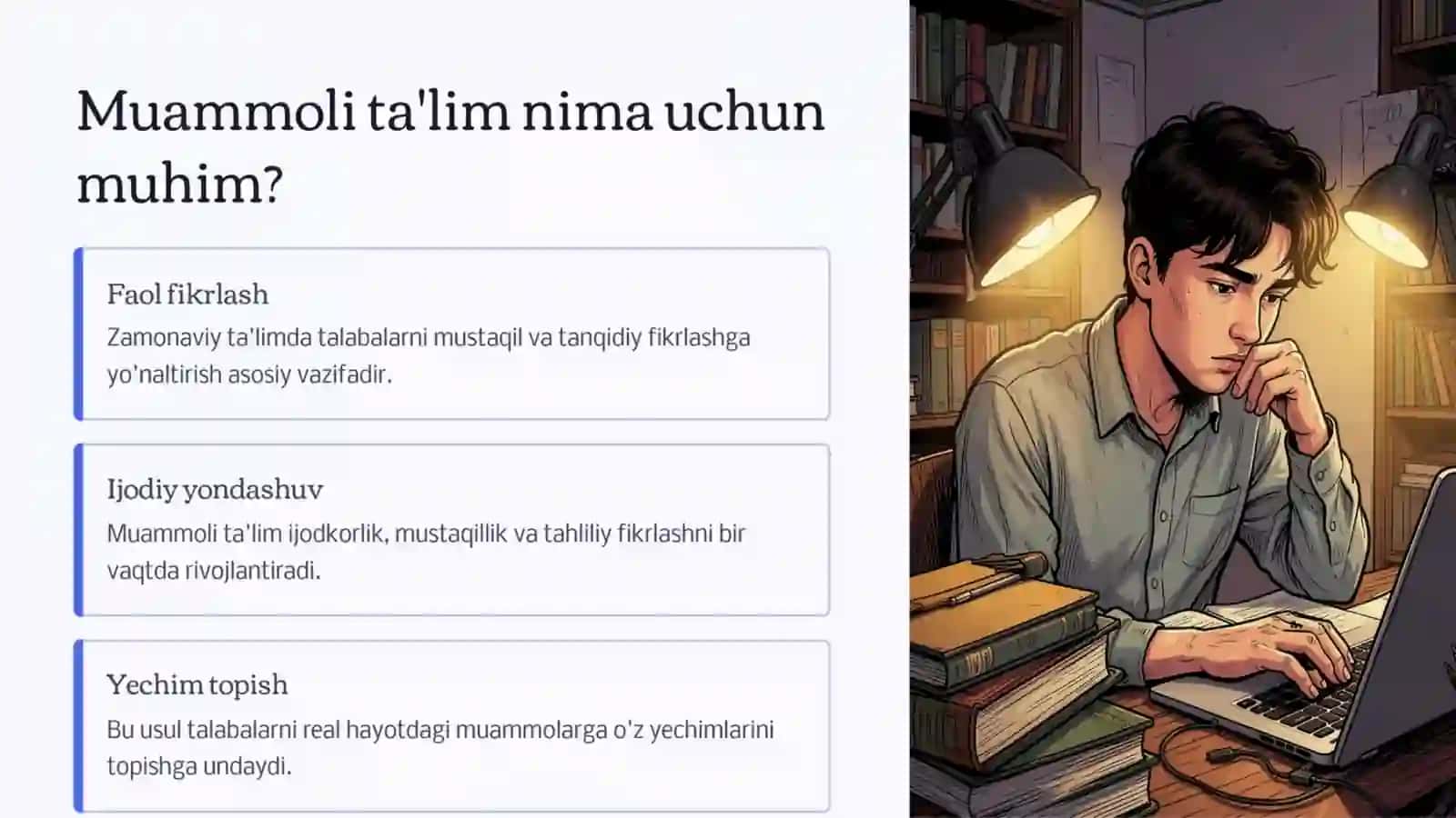 Informatika fanida muammoli vaziyatlardan foydalanish 3