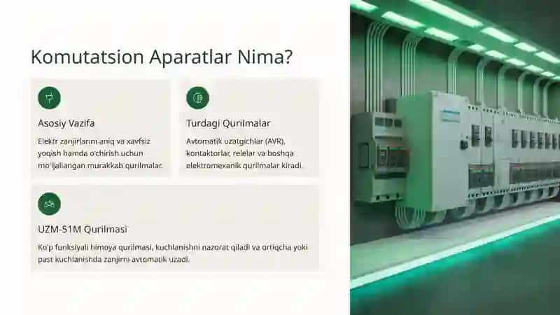 Avtomatik Zanjirlarning Komutatsion va Himoya Aparatlari 3