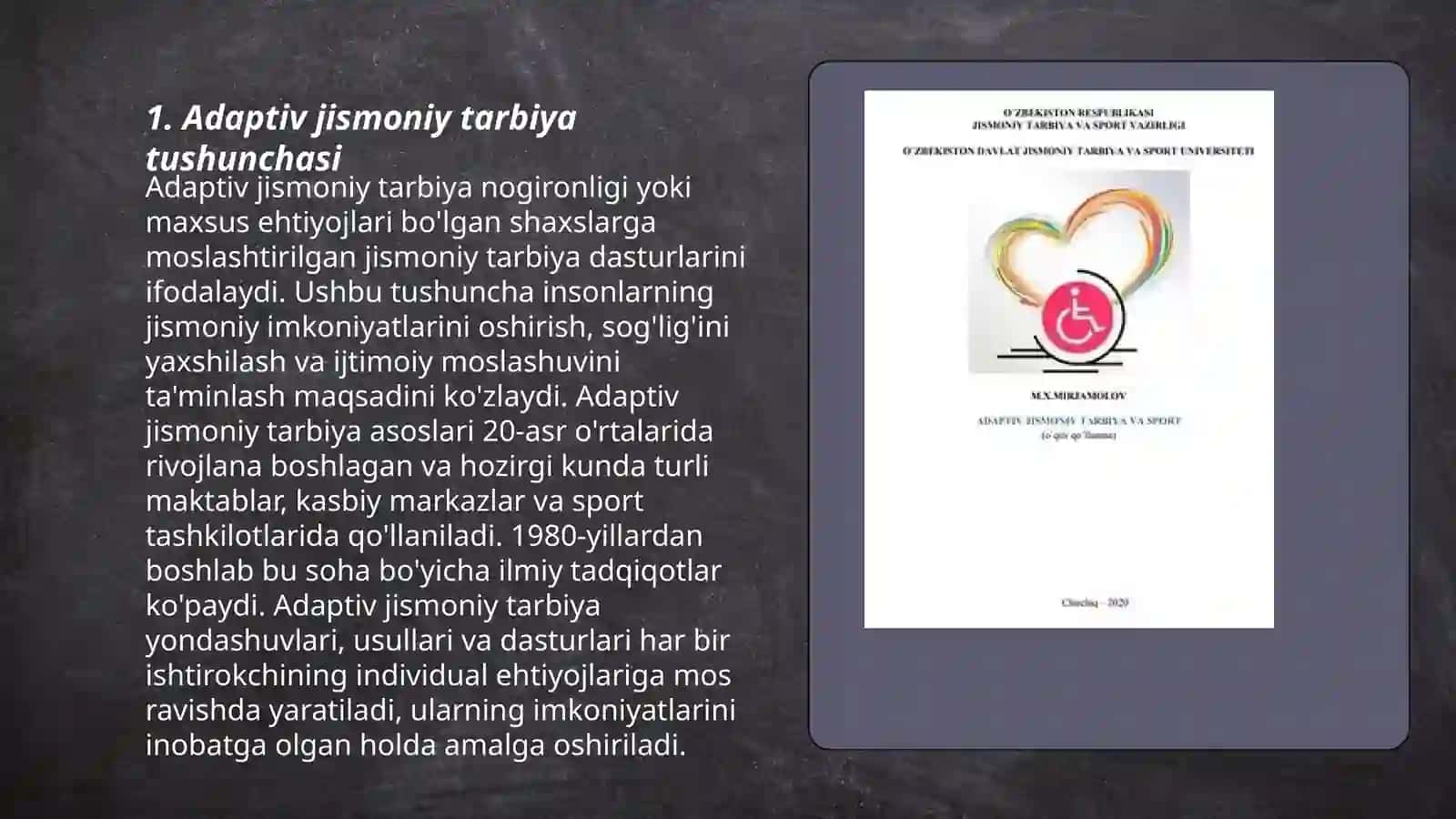 Adaptiv jismoniy tarbiya vositalarining turlari va mazmuni 3