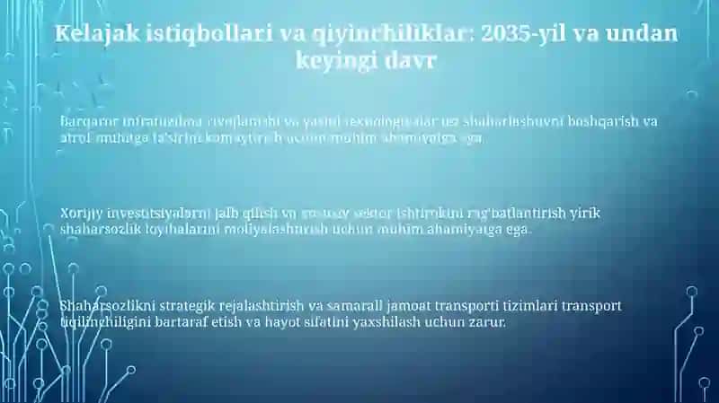 Mustaqillik yillarida shaharsozlik:tarixiy bosqichlar va rivojlantirish istiqbollari 3