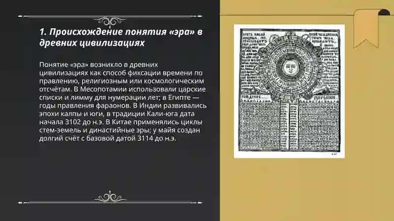 История Эр и календарей 3