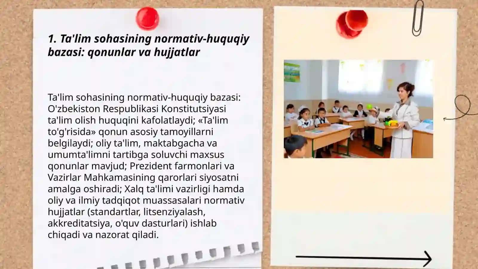 Ta'lim va salomatlik sohasidagi O'zbekiston Respublikasi davlat siyosati va qonunlari 3