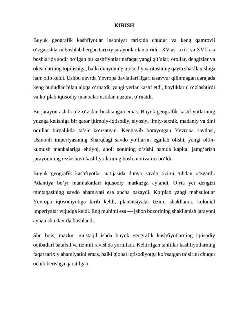 Buyuk geografik kashfiyotlarning iqtisodiy oqibatlari 3