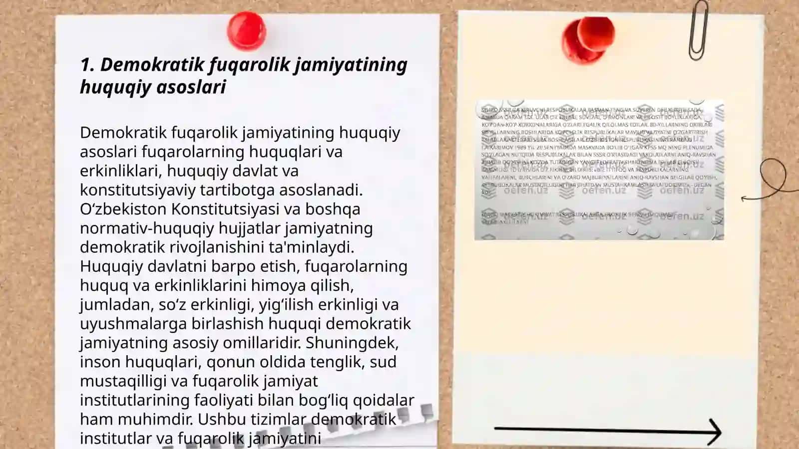 O'zbekistonda demokratik fuqorolik jamiyati asoslarining shakillanishi, amalga oshirilayotgan siyosiy islohatlar 3