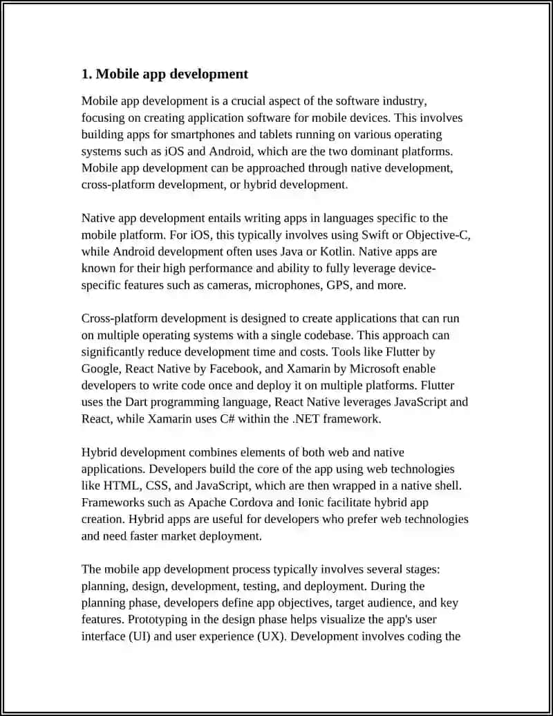 Mobile App Development 3
