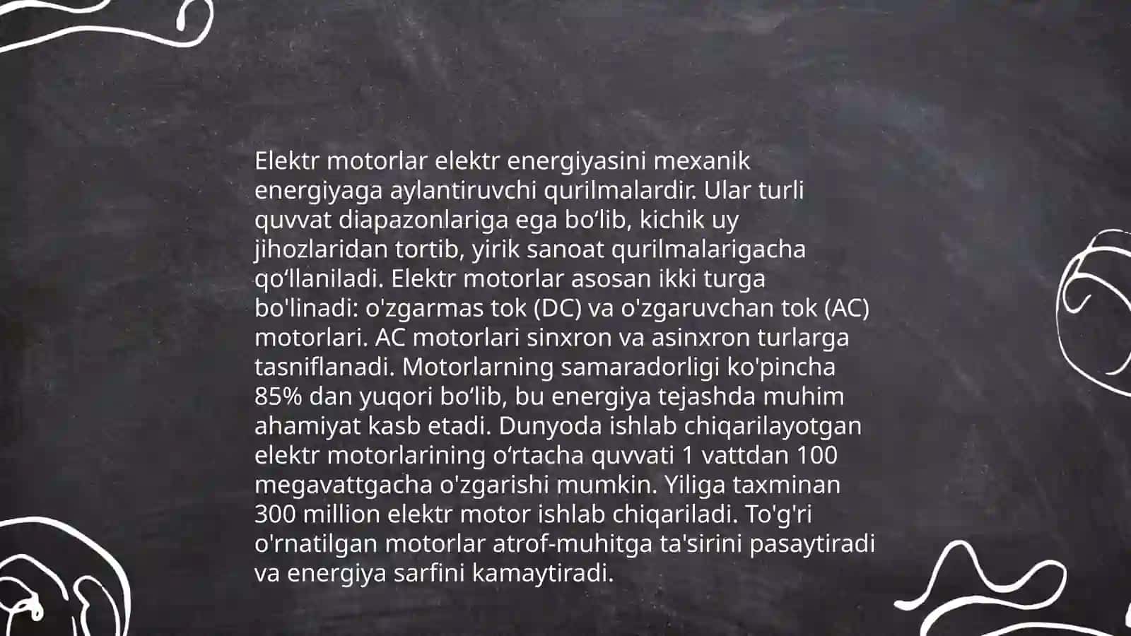 Elektr yuritma va elektromehanik tizimlarning tashkil etuvchi elementlari 3