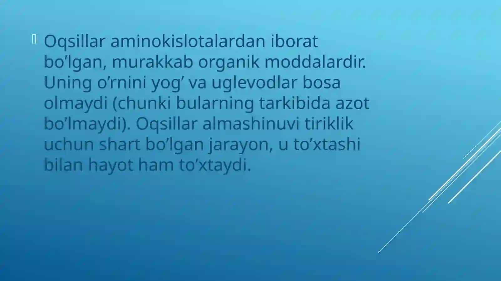 Moddalar va energiya almashtirish 3