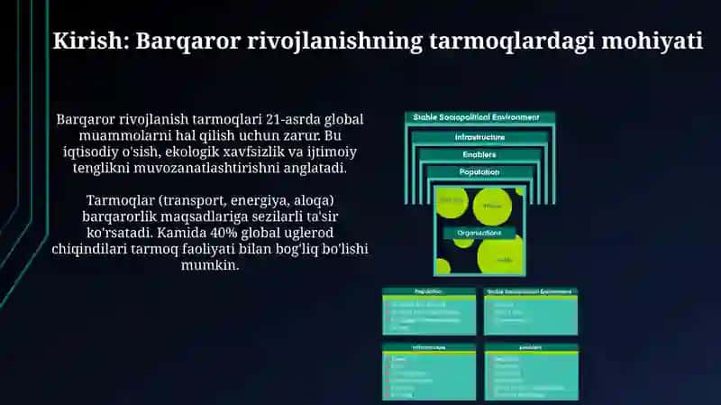 Barqaror tarmoqlar uchun strategiyalar 3