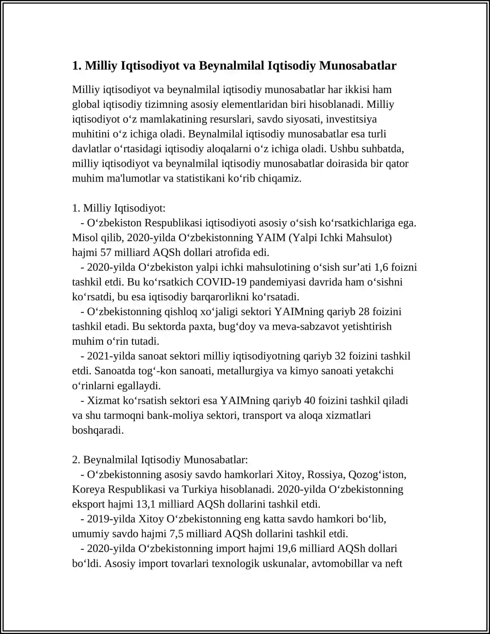 MAKROIQTISODIY NISBATLAR VA MUVOZANATLIK 3
