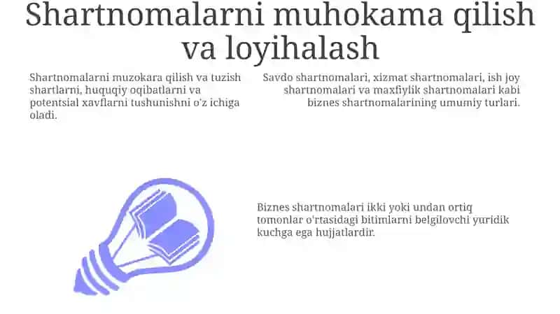 Biznes shartnomalari va ularning turlari 3