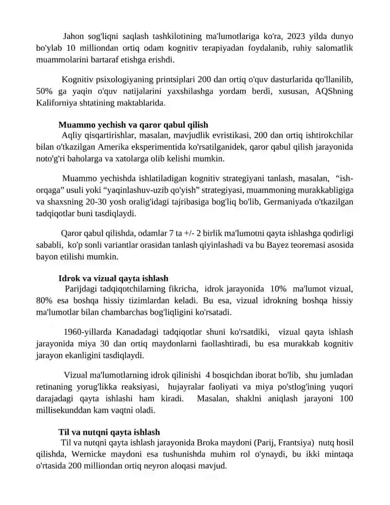 Kognitiv psixologiya 3