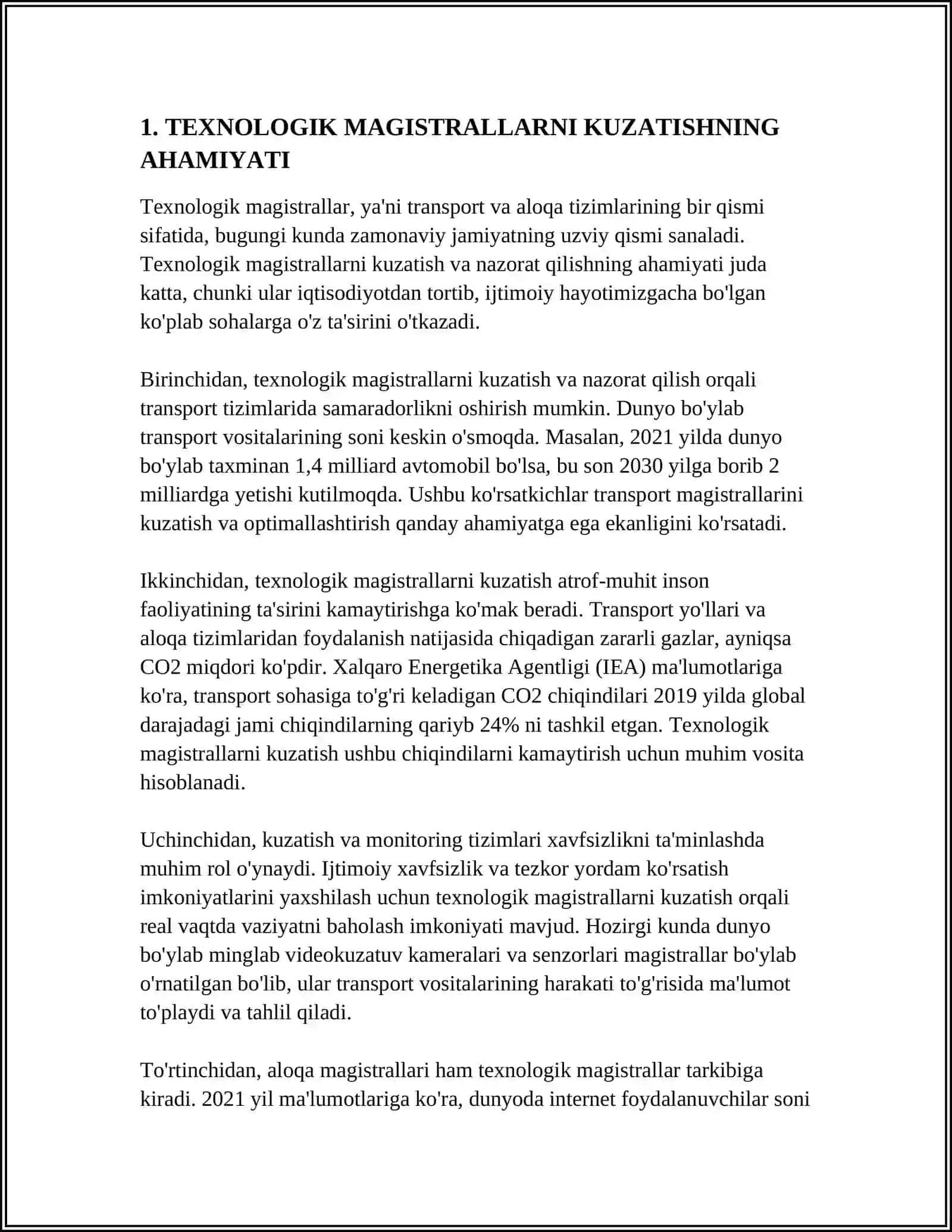 TEXNOLOGIK MAGISTRALLARNI KUZATISH QOIDALARI 3