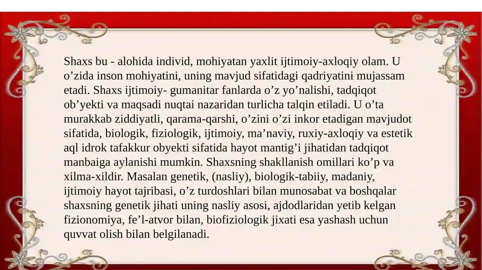 Sharq mutafakkirlari asarlarida shaxs ijtimoiylashuv masalalarini yoritilishi 3