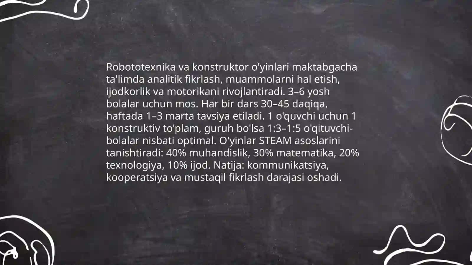 Robototexnika va konstruktor o'yinlari 3