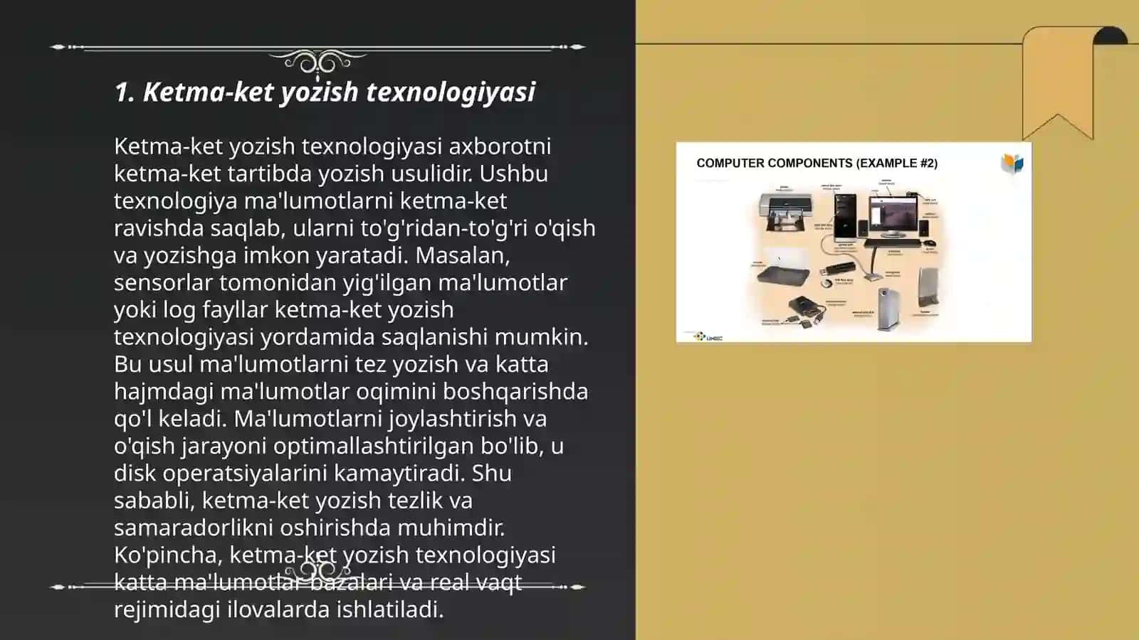 Ketma-ket yozishga asoslangan axborot saqlash qurilmalari 3
