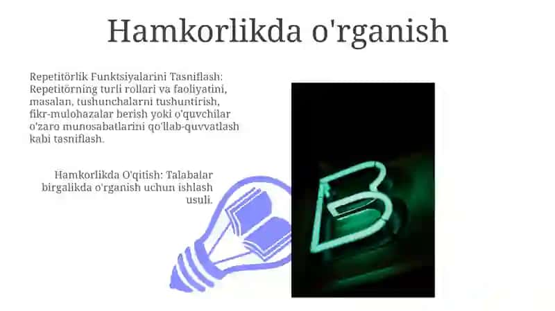 Tyutorning funksiyalari klassifikatsiyasi 3