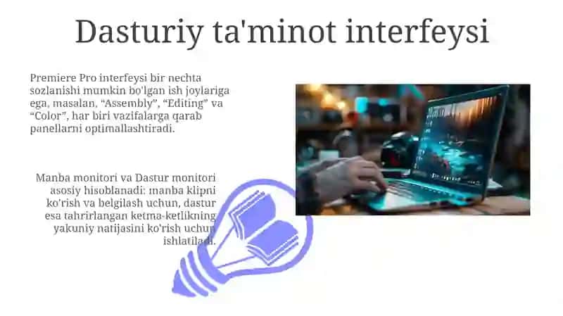 Adobe Primer dasturida video lavhalarni montaj qilish texnologiyasi 3