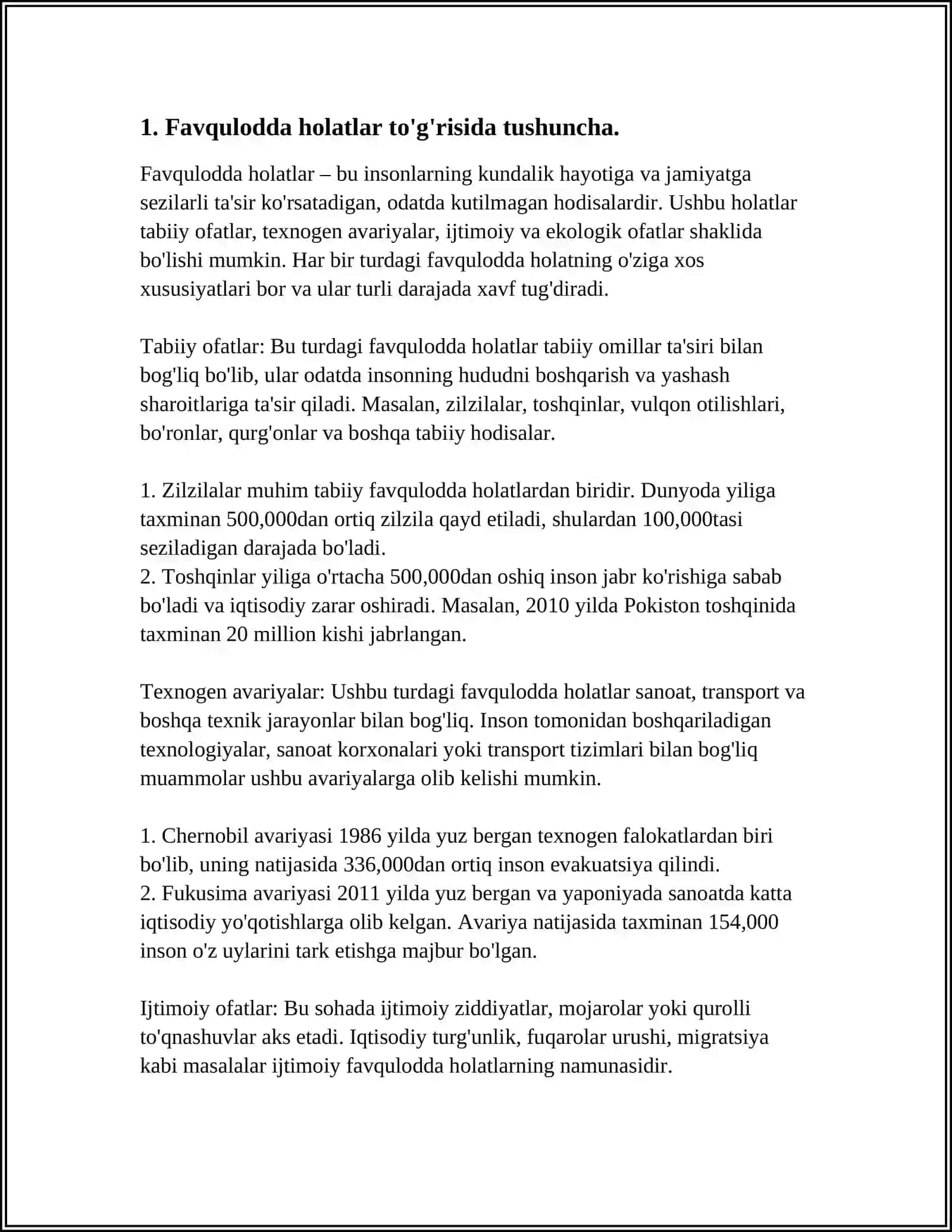 SHOSHILINCH VA VA KRITIK HOLATLAR TO‘G‘RISIDA TUSHUNCHA 3