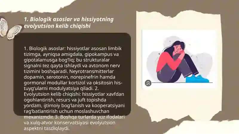 Hissiyotning paydo bo'lishi 3
