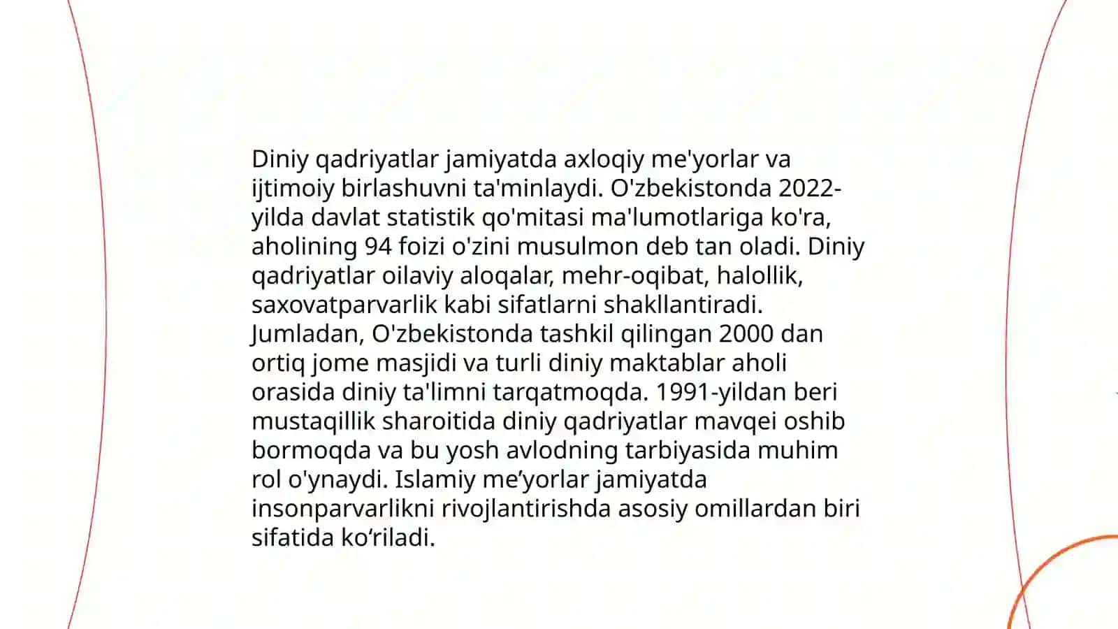 Islom qadriyatlari va maʼrifatning hozirgi davrdagi ahamyati 3