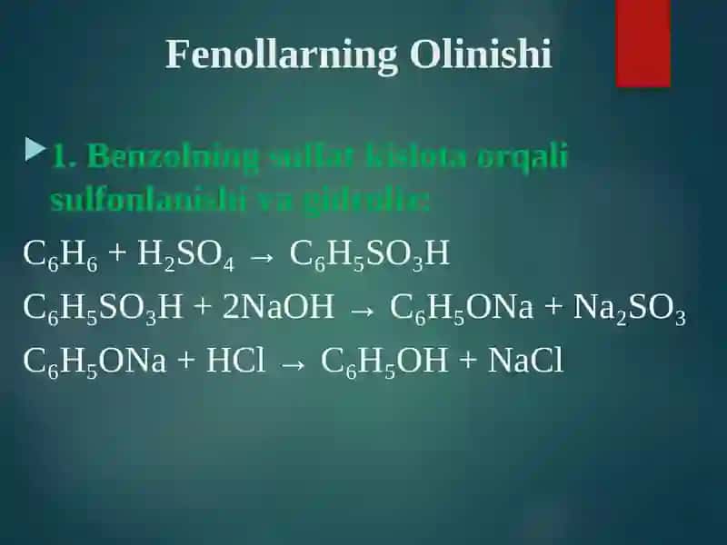 Fenollar va Aromatik Spirtlar 3