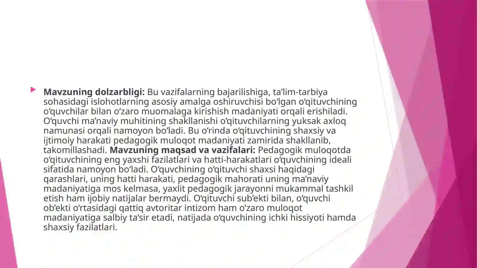 Pedogogik muloqotda muomala madaniyati 3