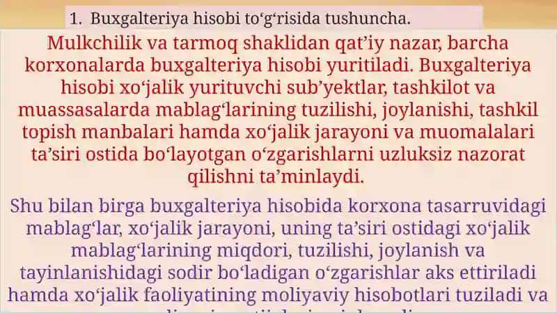 Buxgalteriya hisobi xizmatini tashkiletish 3