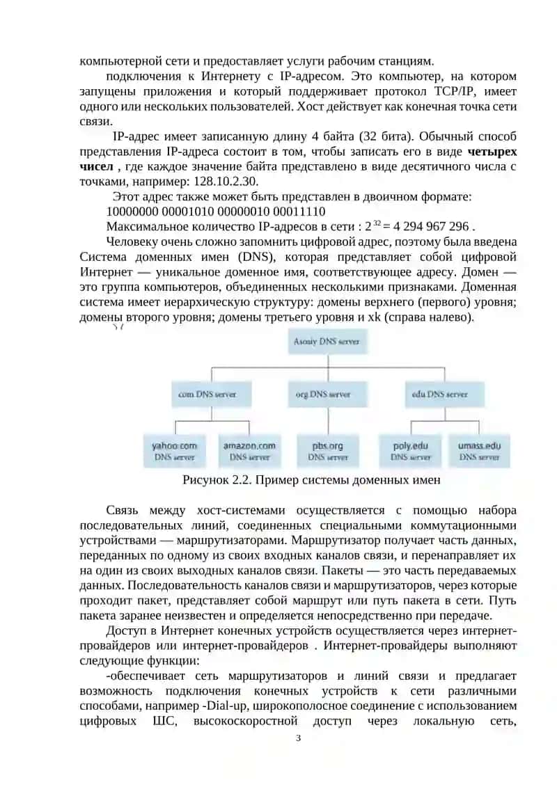 Структура сети Интернет 3