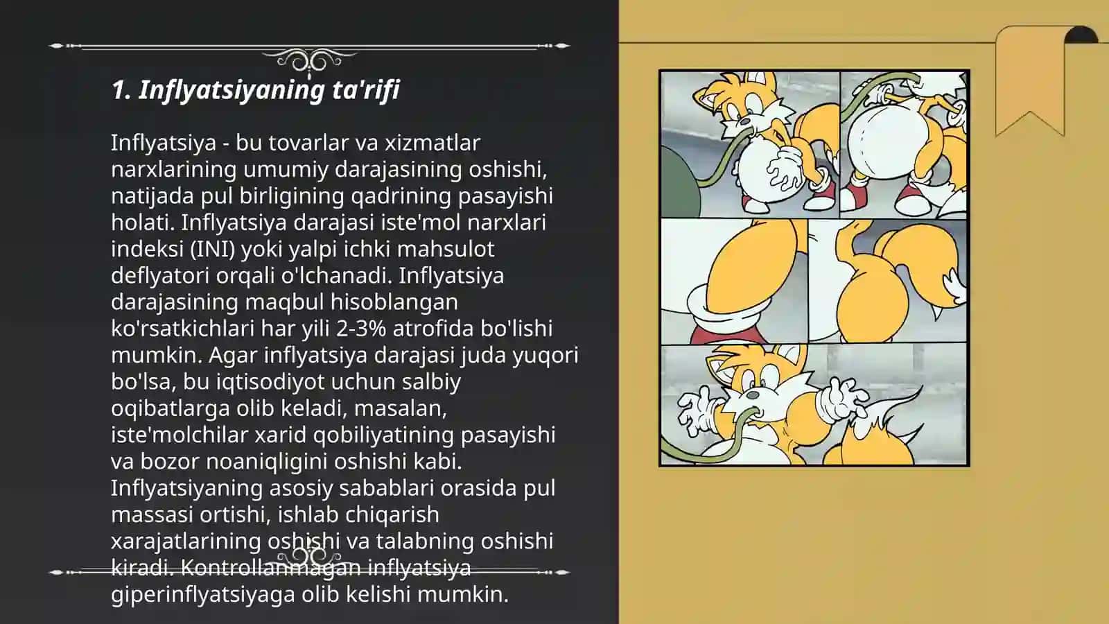 Inflyatsiya va uning turlari. Pulning barqarorligini ta'minlash yo'llari 3