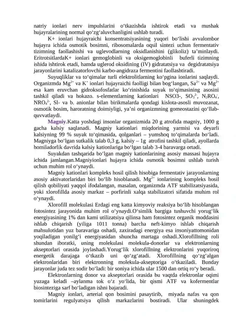 Sportchilar uchun bioximiya va sport bioximiyasi fanining ahamiyati 3