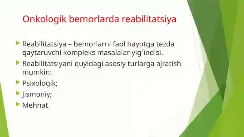 Onkologik reabilitatsiya 3