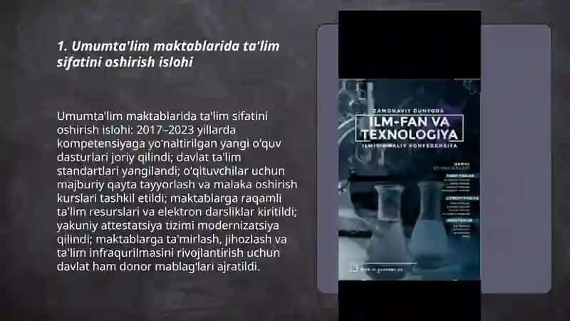 Umumta'lim maktablarida ta'lim sifatini oshirish islohi 3