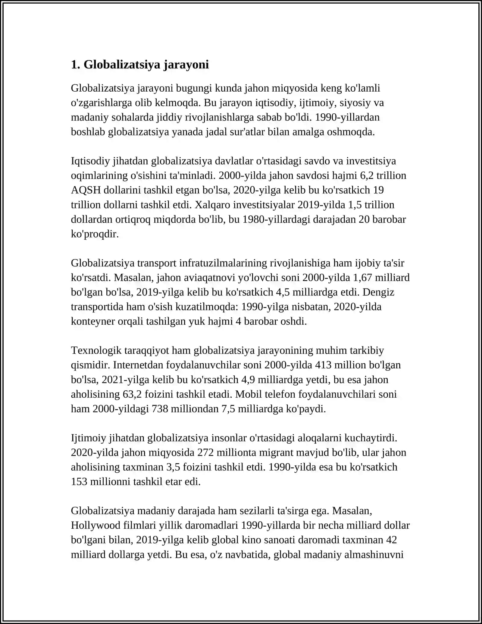 GLABAL JARAYONLAR VA BARQAROR TARAQQIYOT TUSHUNCHASI 3