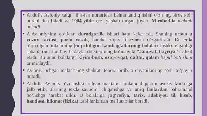 Abdulla Avloniy – islohotchi pedagog va bolar shoiri 3