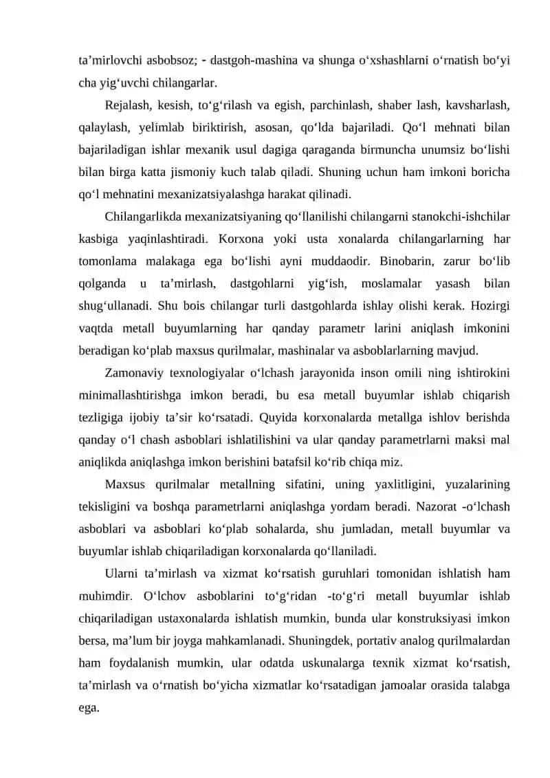 Dastgohlarni yig'ishda detal va uzellarni biriktirish usullari 3