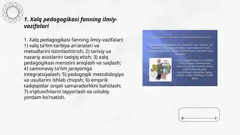 Xalq pedagogikasi fanning vazifalari 3