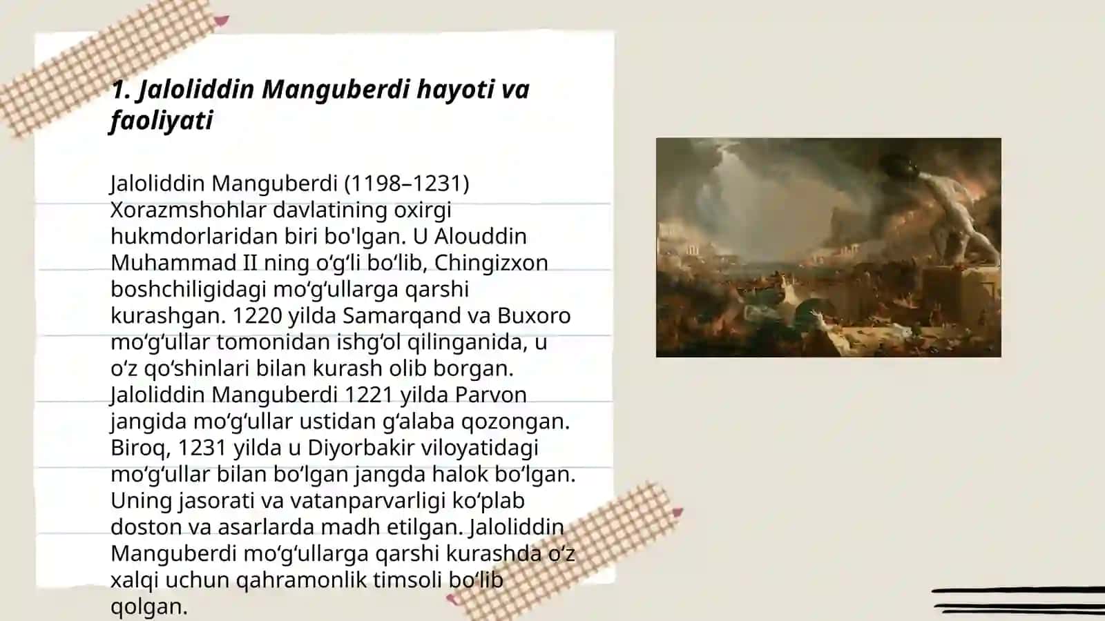 Jaloliddin Manguberdi Vatan himoyachisi 3