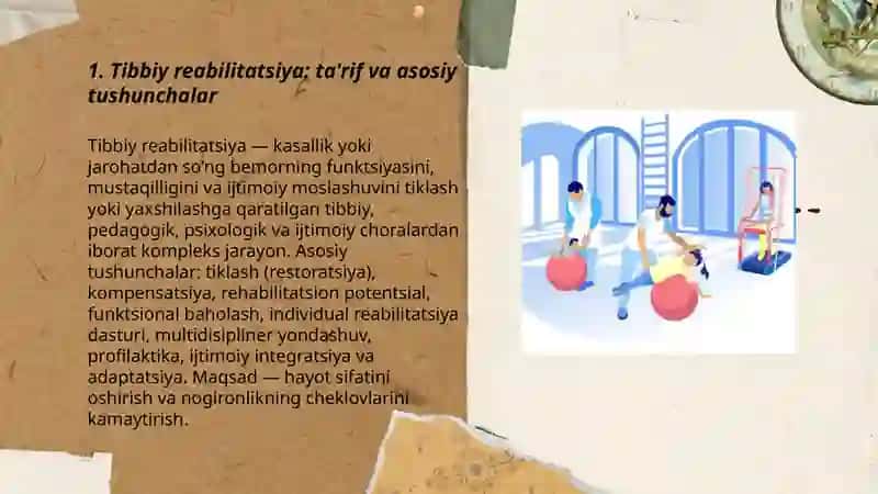 Tibbiy reabilitatsiya: ta'rif va asosiy tushunchalar 3