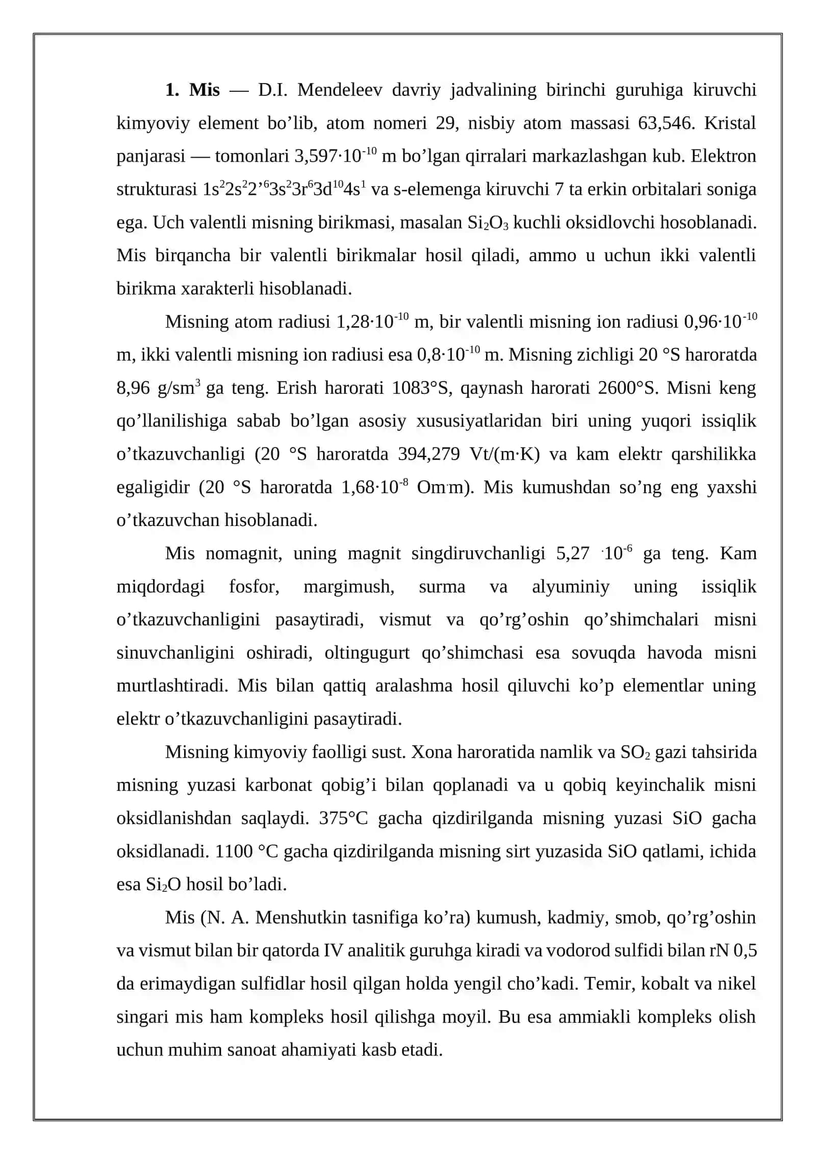 RANGLI METALLARNING KOLLEKTIV BOYITMALARINI CHANLARDA BAKTERIAL TANLAB ERITISH TEXNOLOGIYASI 3