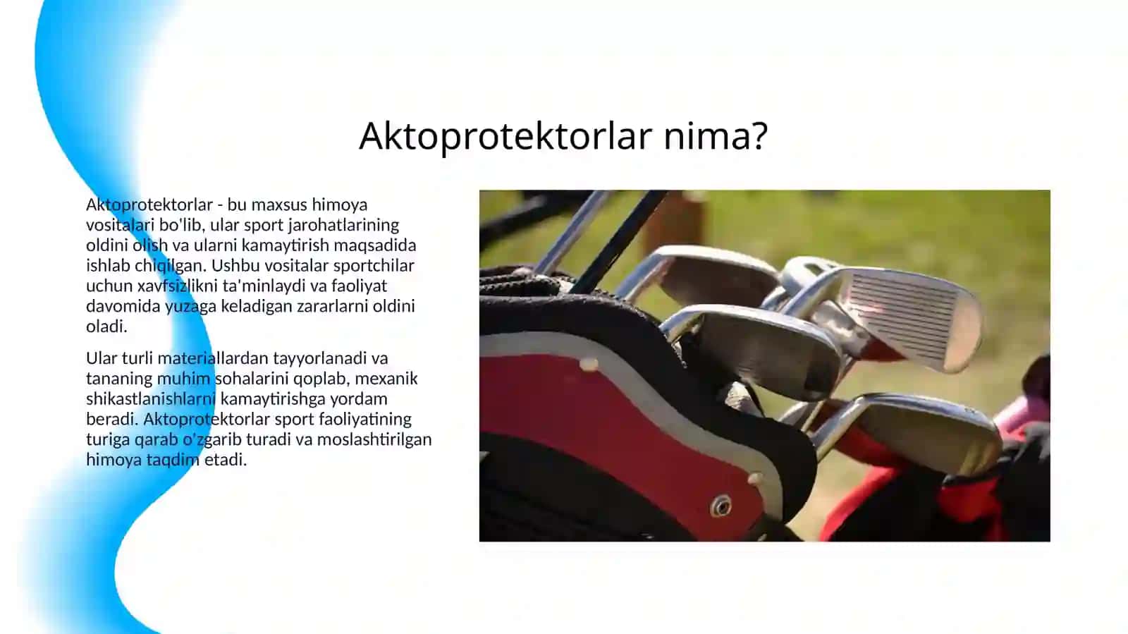 AKTOPROTEKTORLAR VA ULARNI SPORT TIBBIYOTIDA QOʻLLANILISHI 3