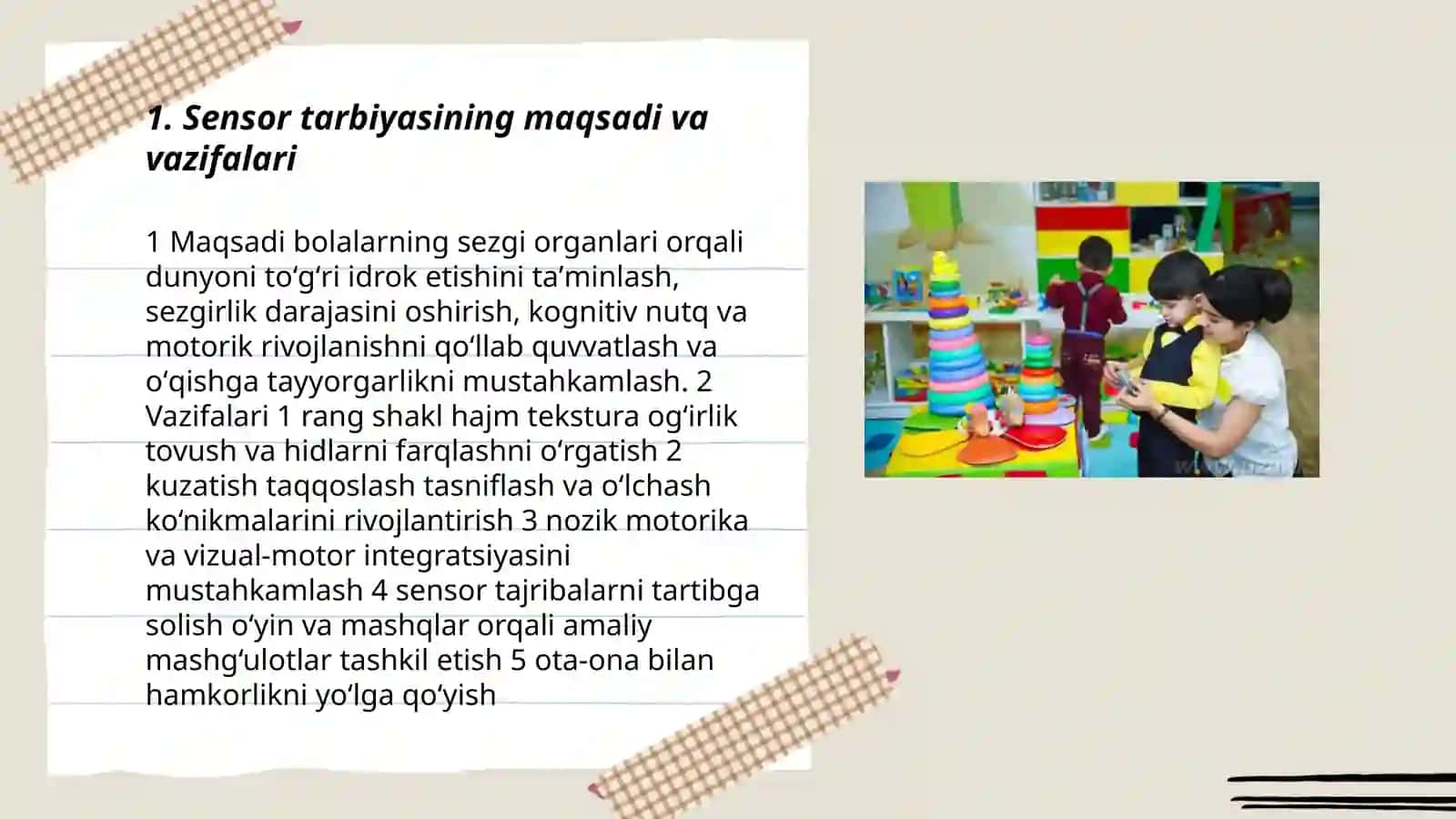 Ilk va maktabgacha yoshdagi bolalarni sensor tarbiyasi 3