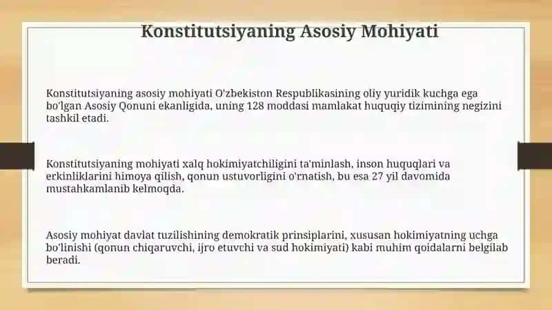 O'zbekiston Respublikasi Konstitutsiyasining Asosiy Tamoyillari 3