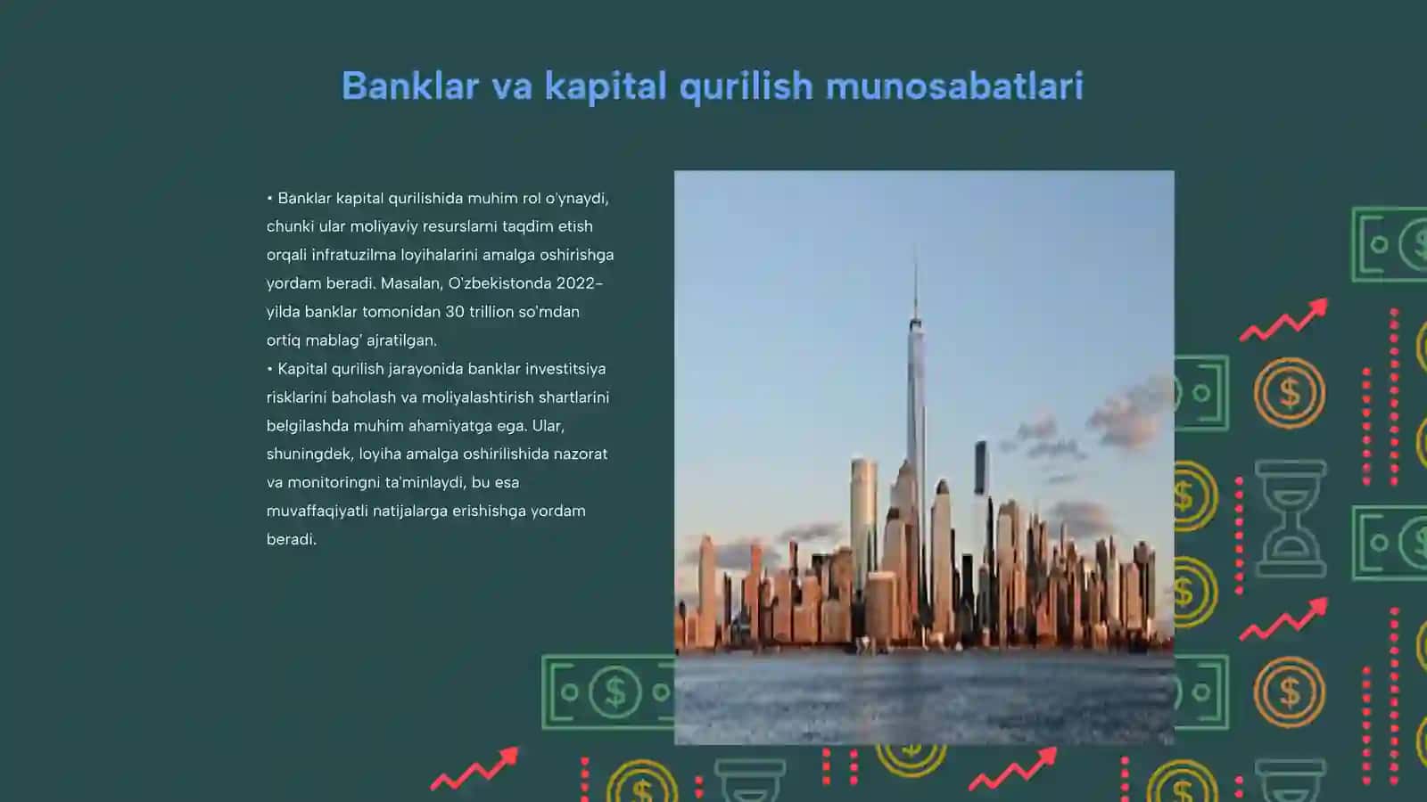 Banklarning investitsiya faoliyatida kapital qurilish 3